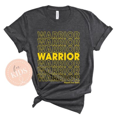 Childhood Cancer Warrior Kid's Shirt